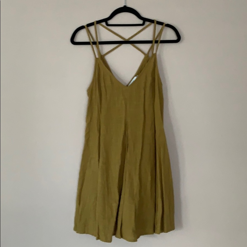 Crisscross Spaghetti Strapped Tunic